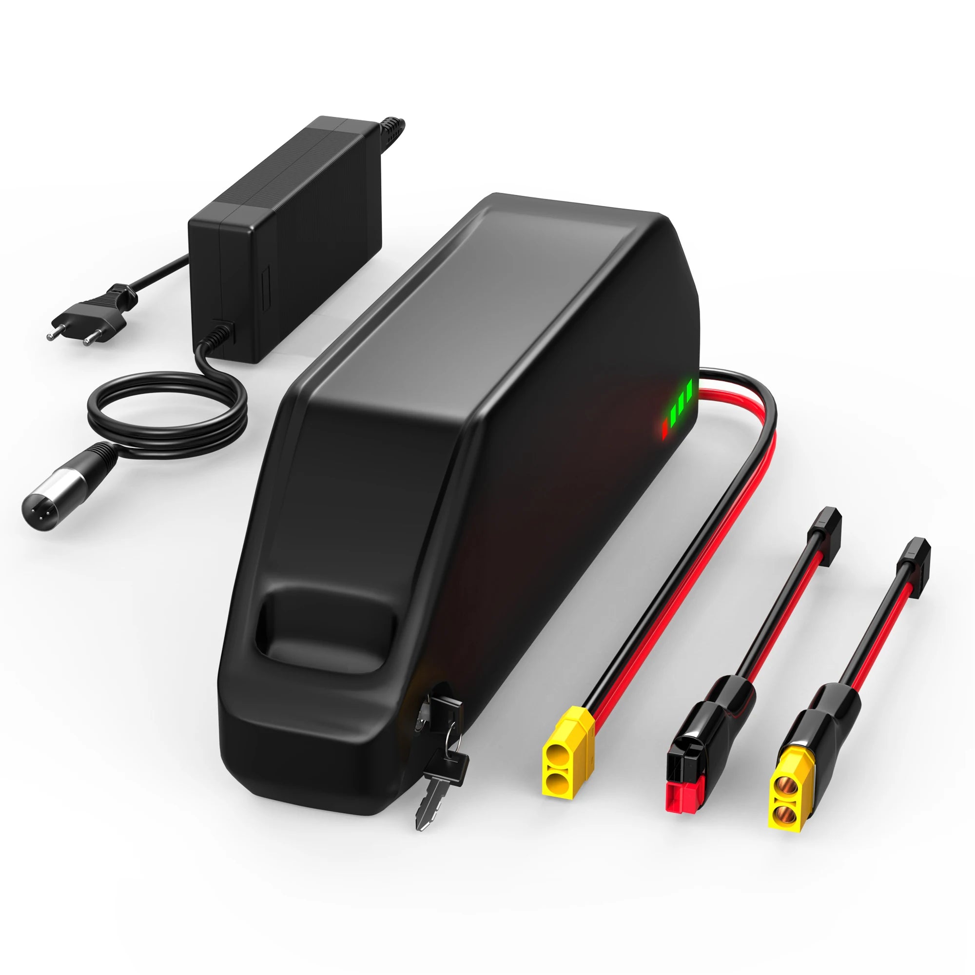Polly Downtube 52V 25Ah LI-ION Ebike Battery Pack 50A BMS for Urban Bicycle Mountain Bike & Ebike with Charger for 100w-2600w