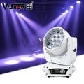 VSHOW Aura1915  19pcs15W RGBW 4 in 1 Led Beam Zoom Wash Moving Head Light DMX512 for DJ Disco Stage