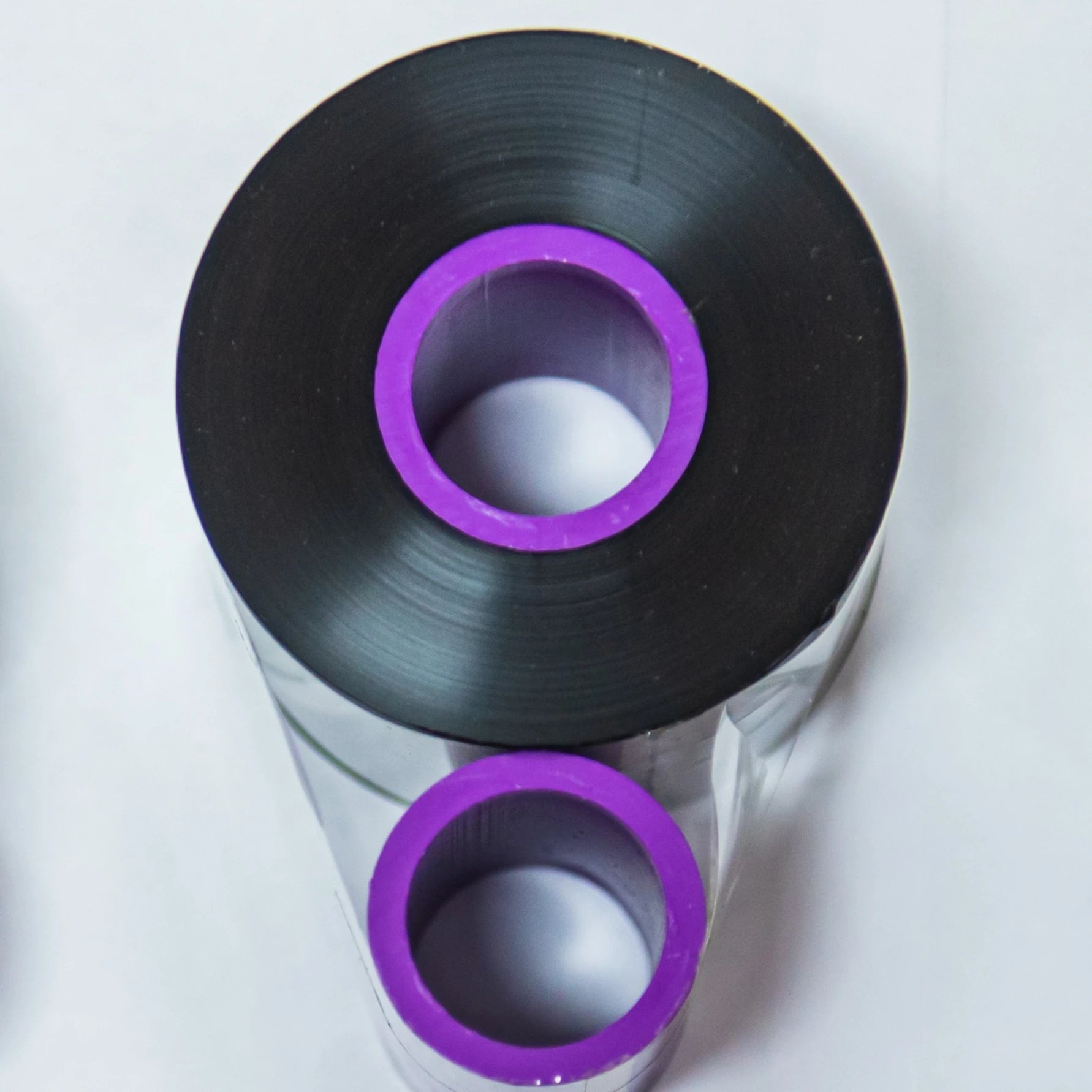 55mm*500M Ink Inside/outside Near Edge TTO Wax Resin Thermal Transfer Ribbon TTR Barcode Printer Ribbon Package Date Print