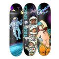 Astronaut Series Custom Printed Skateboard Decks Stained Skate Board in Stock