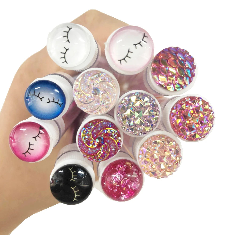 2021 Custom Disposable Retractable Personalized Extensions Mascara Wands Eyebrow Cosmetic Lash Micro Eyelash Brush