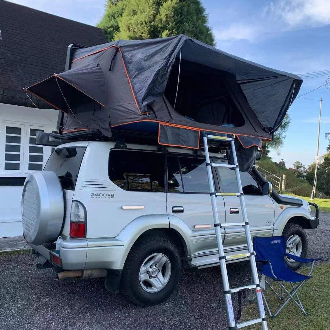 New 2025 4X4 Camper Trailer 2-3 Person Abs Hard Shell Rooftop Roof Top Tent