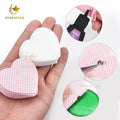 Star Speed Heart Shape Private Label 200 Pcs Glue Cleaning Cotton Wipes Sheet Wipe Pink Lash Glue Nozzle Wipes