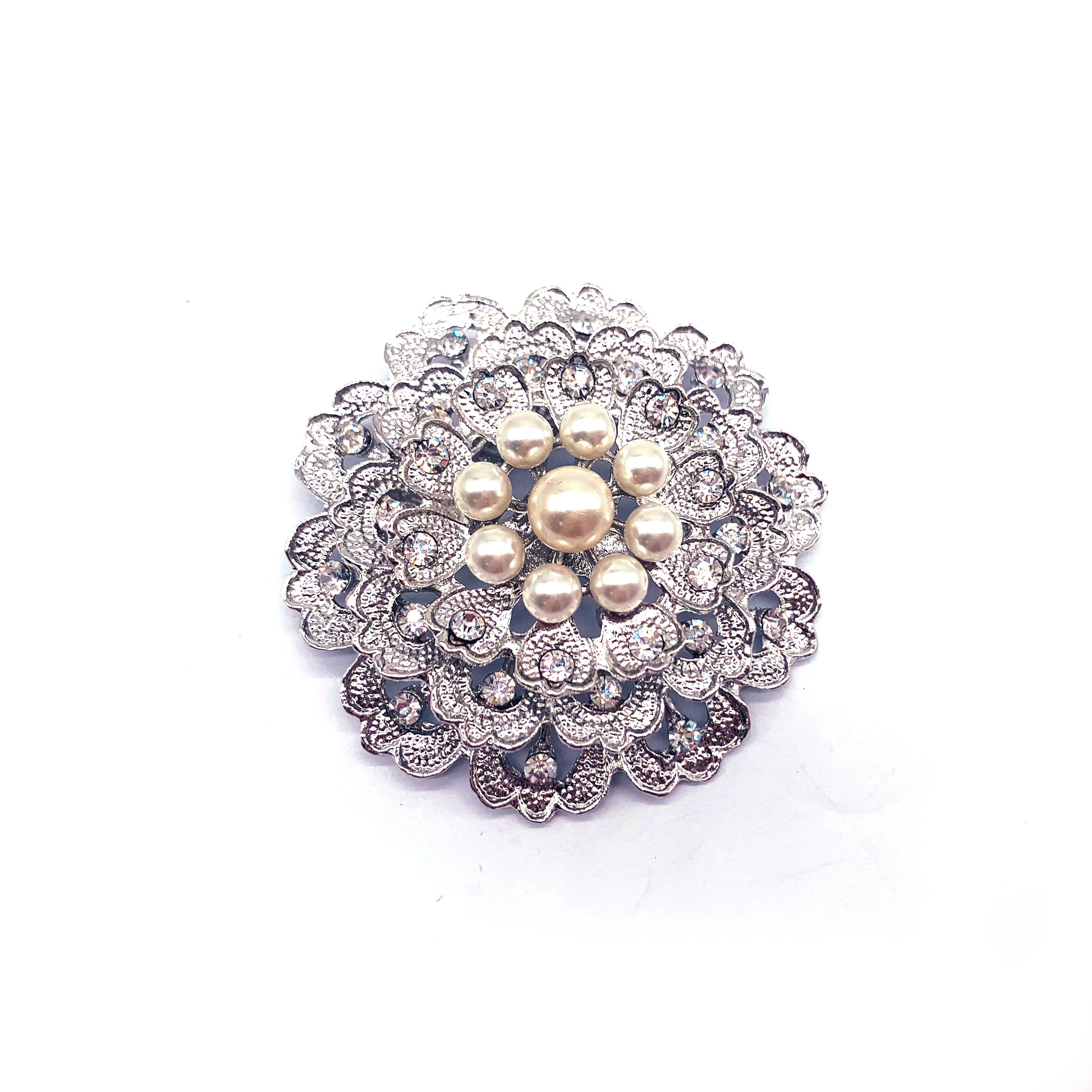 Latest Fashion Custom Brooches for Women Girls Crystal Lapel Flower Pin Rhinestone Pearl for Weddings Parties Gifts Mainly Alloy