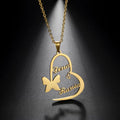 Fashion Custom Name Jewelry 18k Gold Plated Stainless Steel Link Necklace for Couples