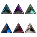YANRUO 3270 Crystal Triangle Sew on Crystal Stones K9 Crystal Rhinestones Glass for Clothes Bag Shoes