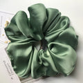 Top Sale Custom Soft Hair Scrunchies Big Size Elastic Hair Ties for Girls Cute Fabric Hair Decorations