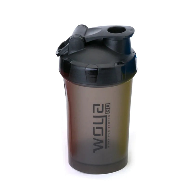 Large Capacity Portable Shake Cup Milkshake Protein Powder Fitness Kettle Multi-Color Customizable Logo Waterproof Made Plastic