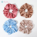 Ready Stock Women Hair Accessories Pearl Ponytail Holder Satin Silk Scrunchies for Hair