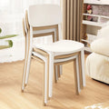 Colorful Stackable Dining Plastic Chairs for Modern Living Rooms Stackable Modern PP Cafe Chairs in Various Colors