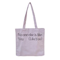 Makeup Shopping Bag Small Waxed Canvas Tote Bag Purple Cotton Custom Canvas Bag With Custom Printed Logo