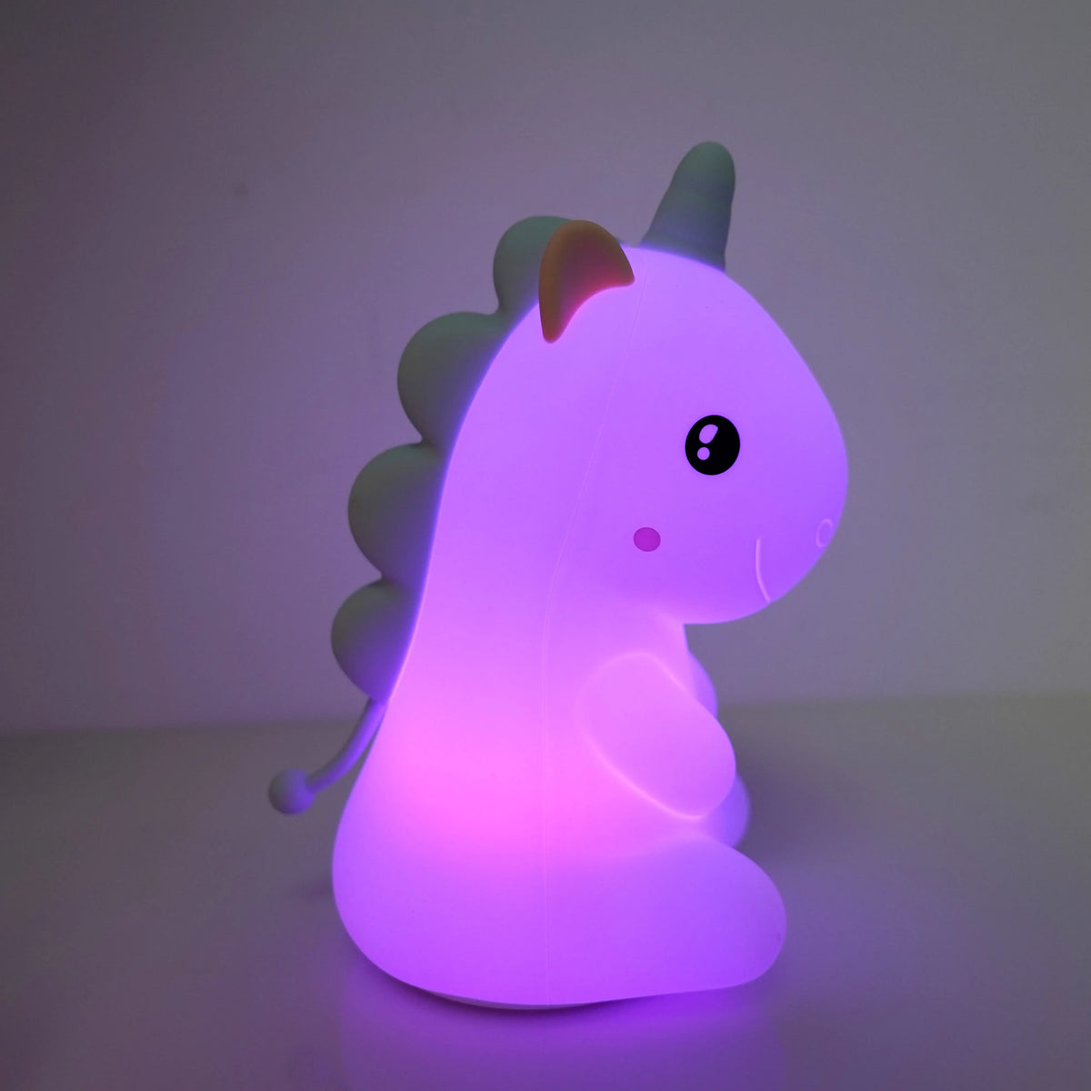 Personalized Silicone Contemporary Bed Night Light with Rechargeable USB for Bedroom Use MegaBDM