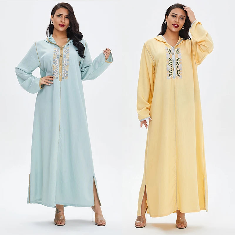 Touchhealthy Supply Traditional Muslim Clothing Black Muslim Abaya Abaya Muslim Dresses