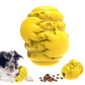 KINYU Bear Paw Honeycomb Eco Friendly Natural Rubber Indestructible Teeth Cleaning Interactive Medium Dog Chew Toy Treat