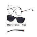 Hot Sale Magnetic Clip on Sunglasses TR Frame Polarized Fashion Sun Glasses  Blue Light Blocking  Clip on Sunglasses