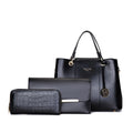2022 New Textured Women's Bag Fashion Three Piece Bags Set Large Capacity Shoulder Bags Ladies Handbag