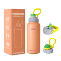 In Stock Everich Double Walled Vacuum Insulated Stainless Steel Water Bottle With Lid and Straw