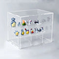 Lockable Acrylic Display Cabinet Perspex Display Racks with Lock