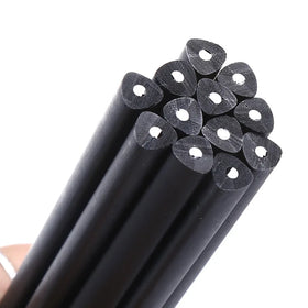 Wholesale Promotional Black Standard Pencils Triangle Shaped Jumbo HB Wood Drawing Custom Logo in Loose Packing Youjin Brand