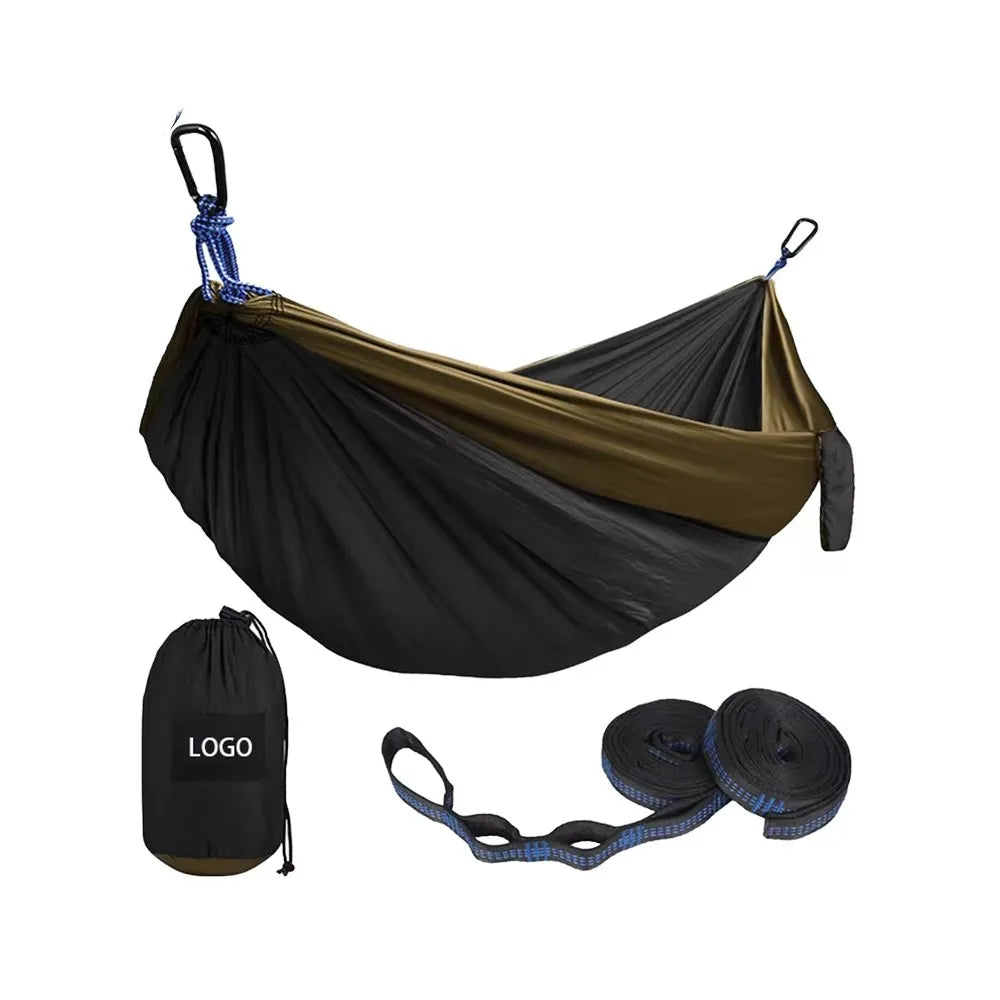 Hot Sale Outdoor Camping Travel Nylon Fabric Portable Ultralight Flat Haven Hammock Hamacas Swing Tent Hammocks With Tree Straps