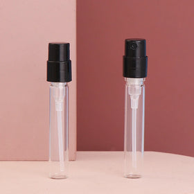 Transparent 1.5ml 2ml Empty Travel Sample Packing Glass Perfume Bottles Vial