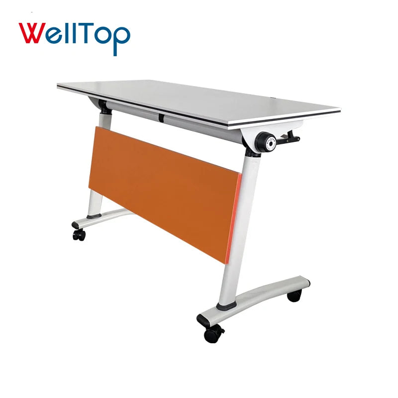 WELLTOP VT-03.926 Modern Iron Table Legs Solid Wood Commercial Office Furniture for Schools and Home Use