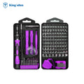 138 1 Multi-Function CRV Screwdriver Set Precise Torx Hex Hand Tools Mobile Phone Repair Customizable OEM Tool Box Case