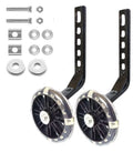 Heavy Duty Alloy Steel Bicycle Training Wheels 3mm Thick for 12-20 Inch Single Speed Kids Bikes by Aisye