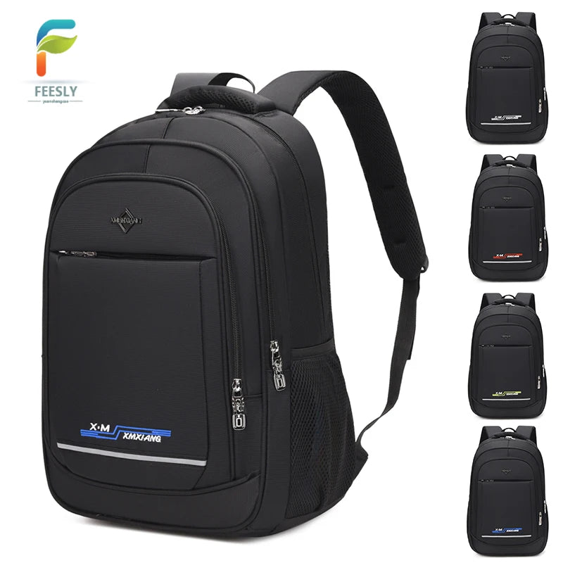 15 Inch Laptop Backpack Durable Polyester Lining Waterproof Leisure Style Zipper Closure School Bags