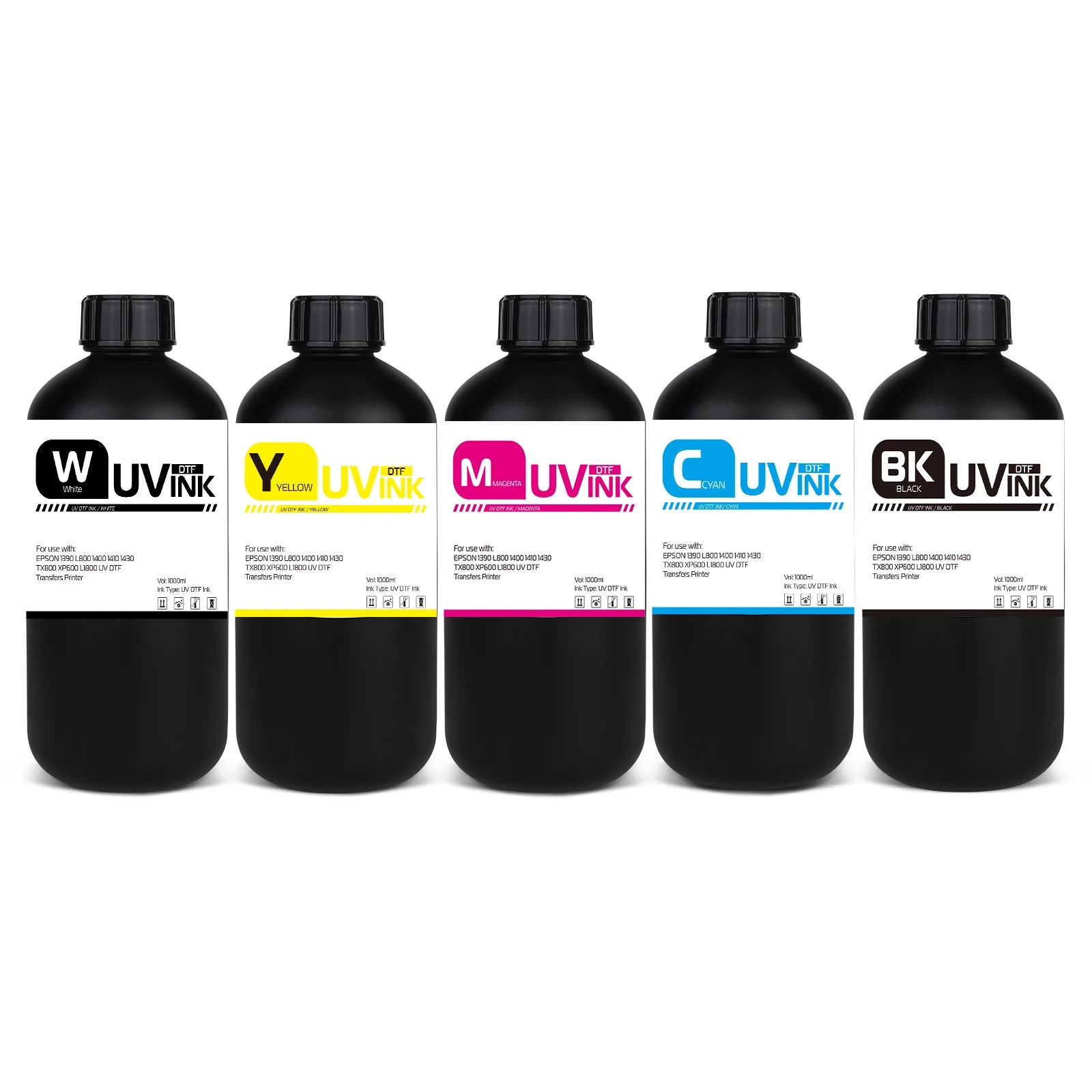 500ml UV DTF INK for Epson DX5 DX6 DX7 DX8 XP600 TX800 Printhead
