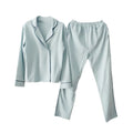 Ladies New Homewear Casual Pajamas Turn-down Collar Pajamas Sets Ladies Casual Pajamas Sets