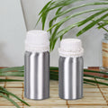 Wholesale 100ml 250ml 500ml 1000ml Silver Aluminum Perfume & Cosmetic Metal Packaging Cans with Screw Cap for Essential Oils