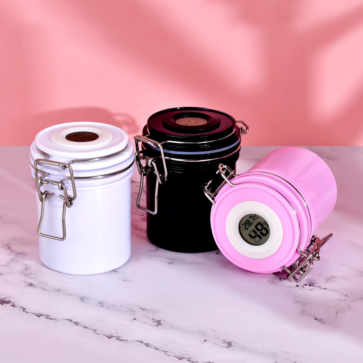 Eyelash Container Storage Box Jar Pink Lash Extension 200ml 250ml Eyelash Extension Glue Storage Container