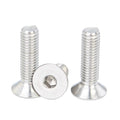 DIN7991 Stainless Steel 304 M4 18mm Flat Countersunk Head Hex Recessed Machine Screw