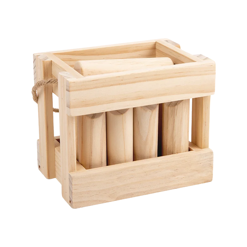 2025 Environmental Protection Material Wood Varnish Process Customization Number Block Tossing Game Throwing Set