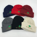 Custom Embroidered Winter Skull Knitted Hat Beanie Manufacturers