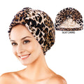 Hair Bonnet for Sleeping Women Satin Lined Sleep Cap Double-Layered Sleep Satin Bonnet Hair Care Night Silk Turban