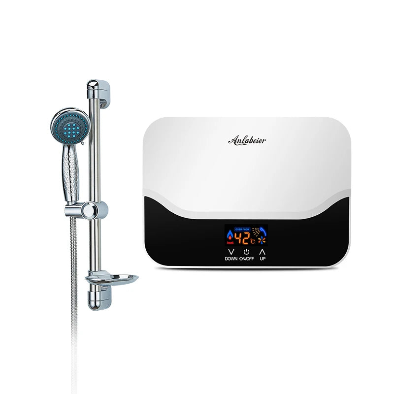 New Design 3500W 4500W 5500W Stainless Steel Good Price Mini Hot Water Heater Electric Shower