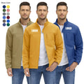 Custom Logo Zipper Fishing Jacket Waterproof Coat Men Water Proof Jackets Winter Warm Winter Jacket Men