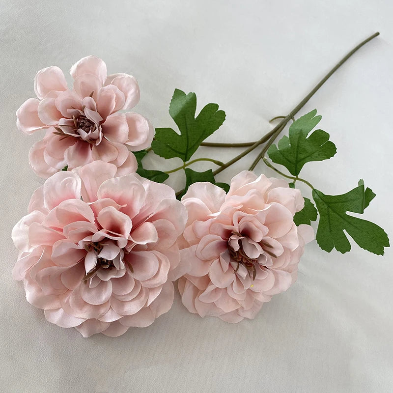 Multicolor-Dirty Pink Modern Style Artificial Flower Wedding Decoration Geranium Peony