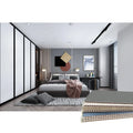 Decorative Flat Connection Fire Rated WPC Wall Board for Home Bedroom