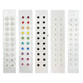 Bulk Multi Color Crystal Earseeds Acupoint Therapy Patch 24K Gold Ear Seeds Acupuncture 24K Gold Ear Seeds Acupuncture Crystal