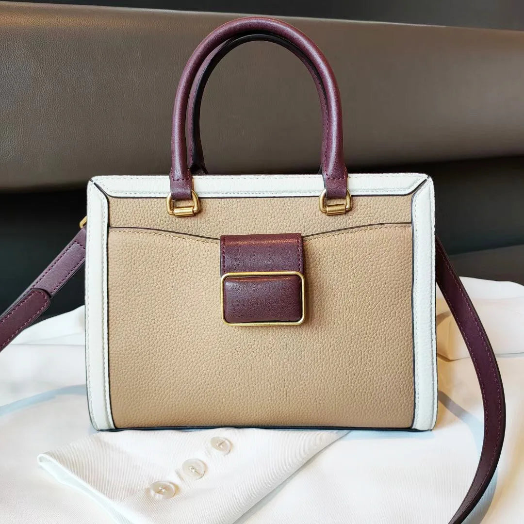 Andong Leather Handbags for Women Genuine Cow Leather Female Vintage Crossbody Bag Ladies Shoulder Bag 8650