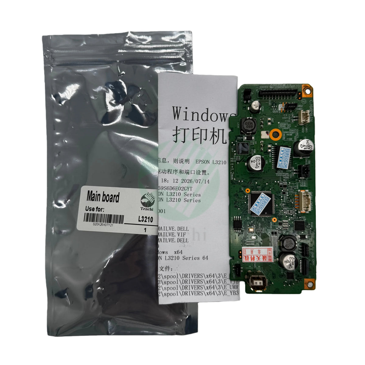 100% Tested L3210 Mainboard for Epson L3211 Motherboard Formatter Board L Series Inkjet Printer Parts Logic Main Board 90% New MegaBDM