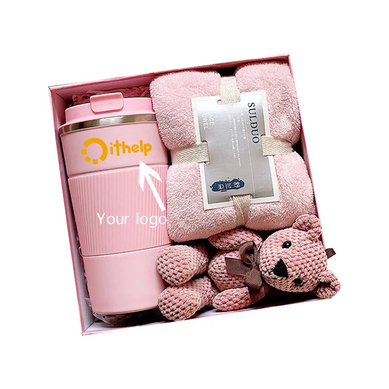 Corporate Custom Birthday Souvenirs Wedding Mugs Gift Sets for Women Valentines Day Gifts Set