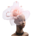 Wholesale Custom Design Novelty Wedding Beach Outdoor Headdress Flower Party Sinamay Fascinators