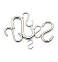Heavy Duty S Shaped Hook 304 Stainless Steel Utensils S Shape Hanger Hook Clothes Rack for Kitchen Home
