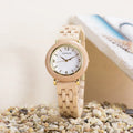 For Women Rectangle Wooden Watch Fashion Luxury Japanese Quartz Movement Anniversary Gift Box Personalized Dropshipping