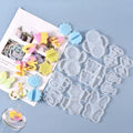 Multi Designs Straw Topper Silicone Resin Mold for DIY Straw Decoration