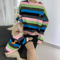 Wholesale Striped Hoodies Matching Pet and Owner Clothes